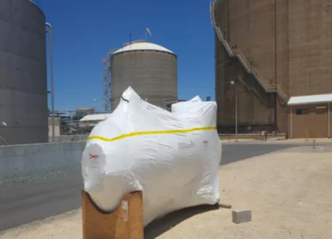 Fertiliser plant presser vessel's