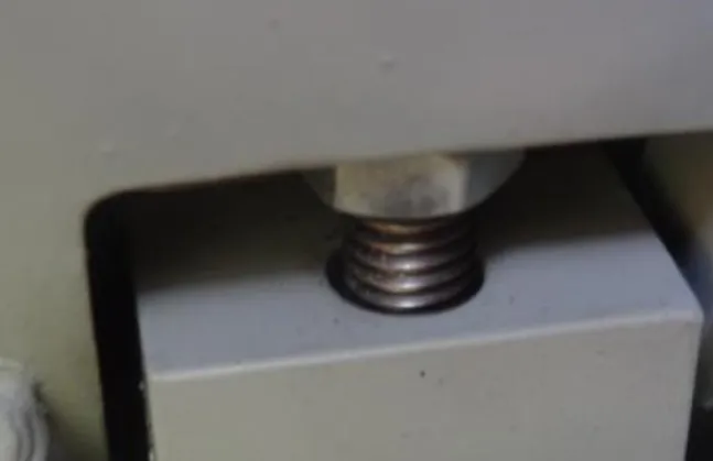 Bolts slight staining from original wrap
