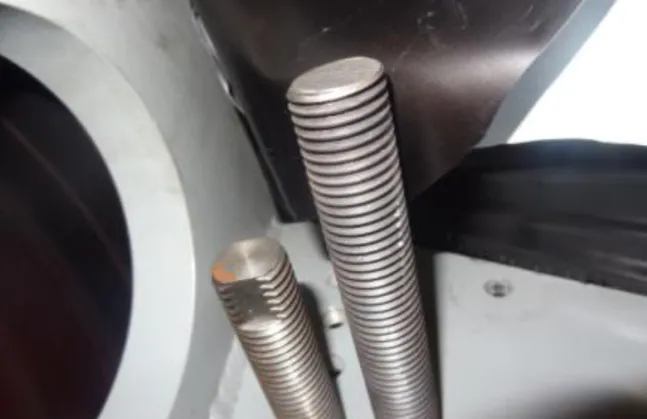 Slight corrosion from original wrap